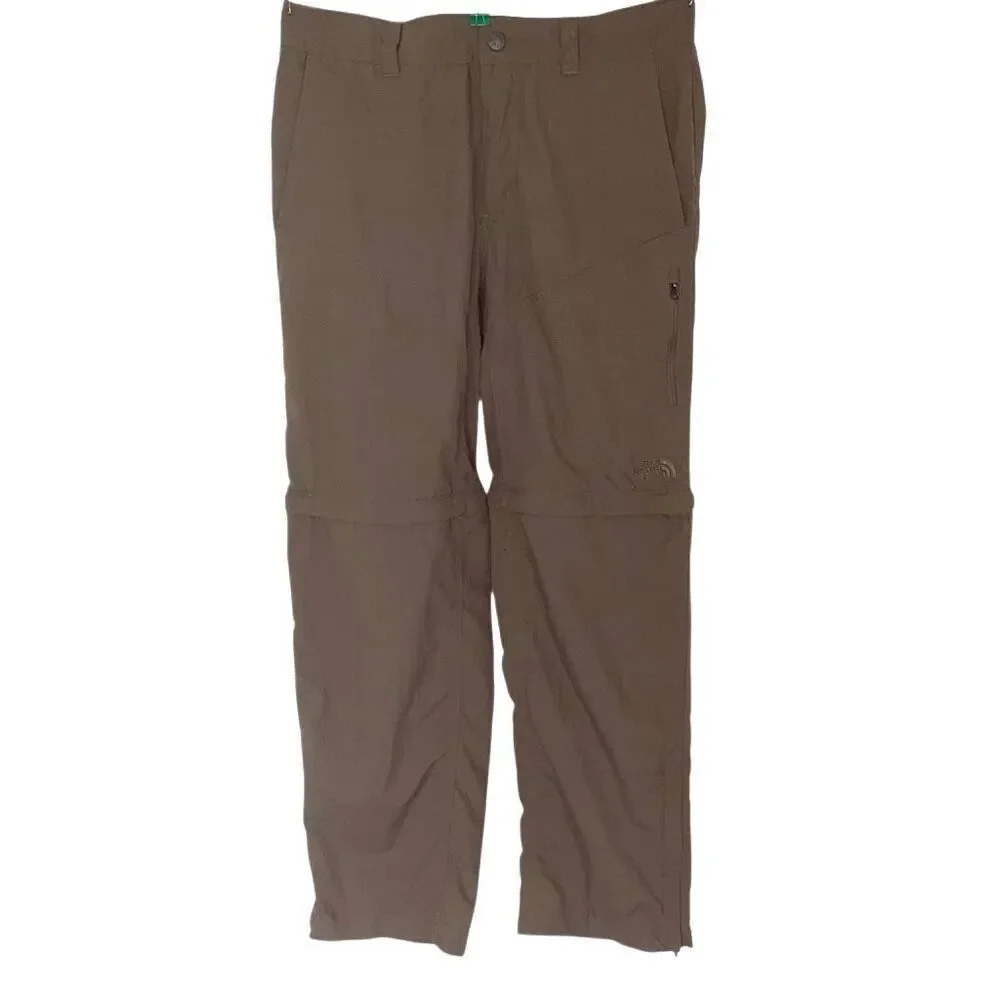 The North Face Brown Convertible Hiking Pants/Shorts - Size 32 (31” inseam)